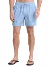 Southern Tide Fintastic Swim Trunk In Cerulean In Blue