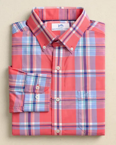 Southern Tide Greenview Plaid Intercoastal Sport Shirt In Multi