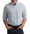 Southern Tide Habersham Button Down Shirt In Jade Green In Multi