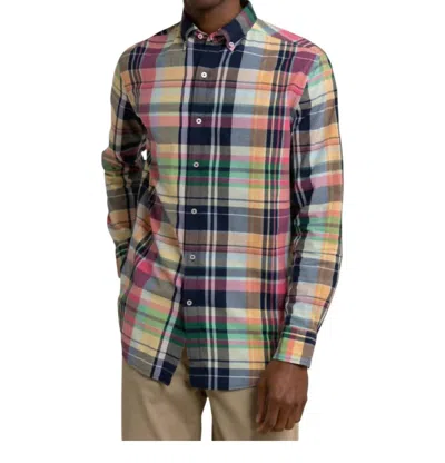 Southern Tide Harker Island Sport Shirt In Madras In Multi