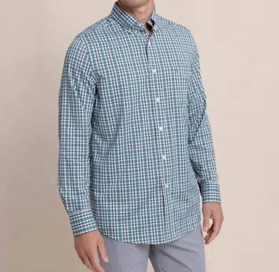 Southern Tide Haywood Intercoastal Plaid Sport Shirt In Fir In Multi