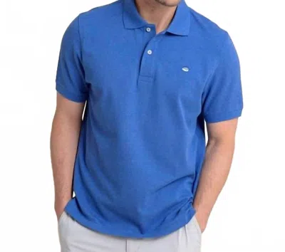 Southern Tide Heather Skipjack Polo Shirt In Blue Lolite