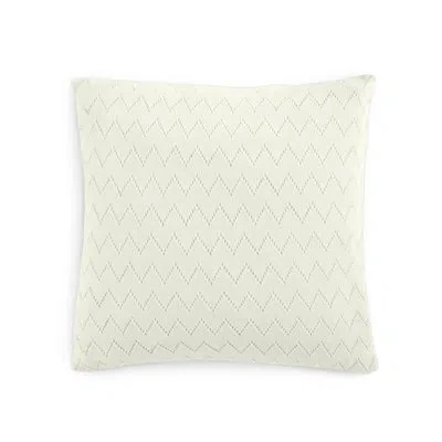 Southern Tide Herringbone Square Ivory Decorative Pillow