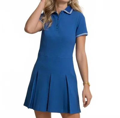 Southern Tide Isabelle Polo Dress In Nautical Blue