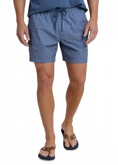 Southern Tide Jaw Breakers Swim Trunk In Light Indigo In Blue