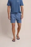 Southern Tide Jaw Breakers Swim Trunks In Light Indigo In Blue