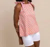 Southern Tide Kaylen Sun Daze Top In Conch Shell In Multi