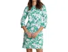 Southern Tide Leira Blossom Bay Printed Dress In Simply Green In Multi