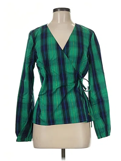 Southern Tide Long Sleeve Blouse In Multi