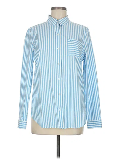 Pre-owned Southern Tide Long Sleeve Button Down Shirt In Blue