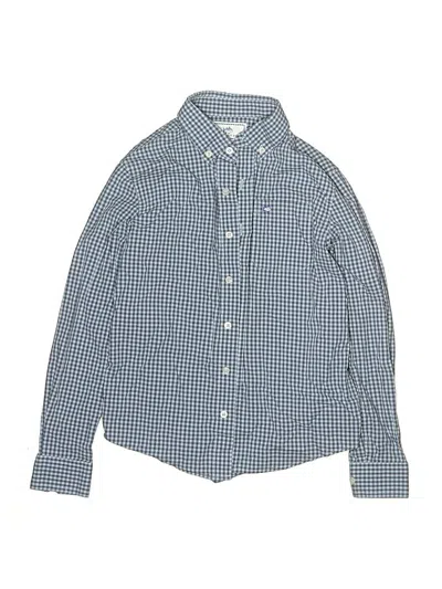 Pre-owned Southern Tide Kids' Long Sleeve Button Down Shirt In Blue