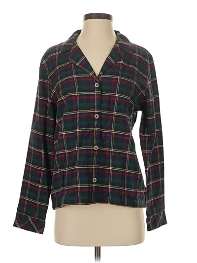 Pre-owned Southern Tide Long Sleeve Button Down Shirt In Green