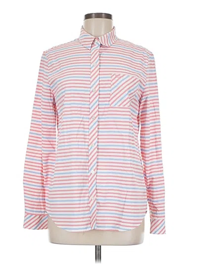 Pre-owned Southern Tide Long Sleeve Button Down Shirt In Pink