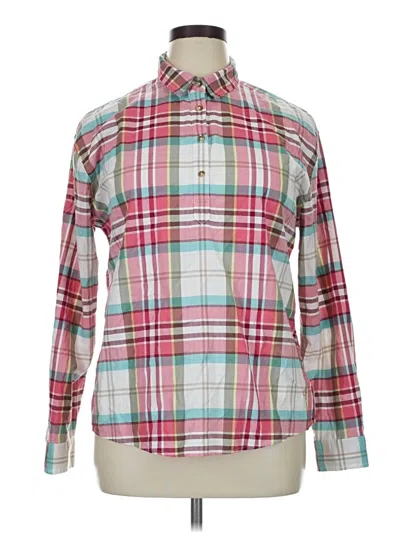 Pre-owned Southern Tide Long Sleeve Button Down Shirt In Pink