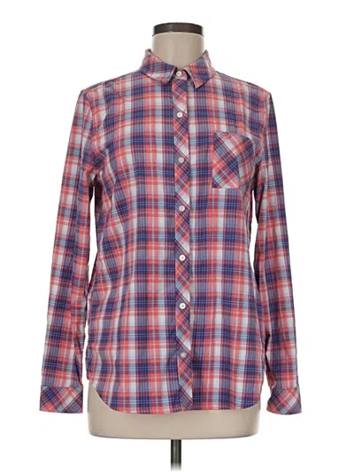 Pre-owned Southern Tide Long Sleeve Button Down Shirt In Red