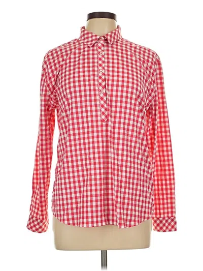 Pre-owned Southern Tide Long Sleeve Polo Shirt In Red