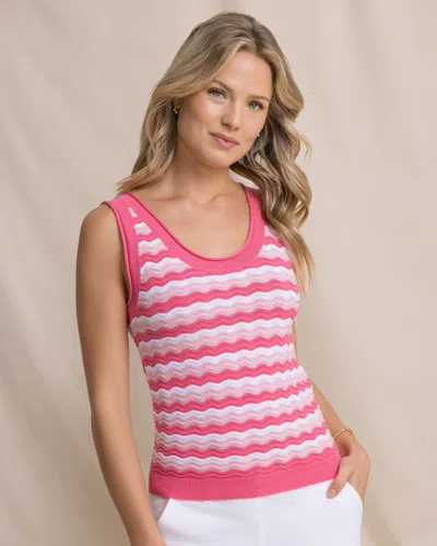 Southern Tide Lucila Sweater Tank In Island Pink