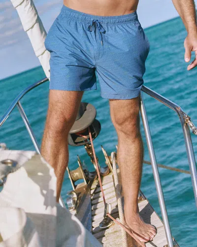 Southern Tide Make It Snappy Swim Trunk In Light Indigo
