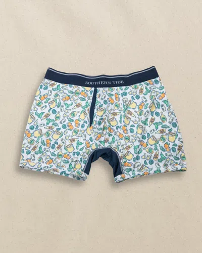 Southern Tide Marg Madness Boxer Brief In Classic White