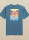 Southern Tide Men's Bonfire By The Beach Short Sleeve T-shirt In Blue Ridge In Blue