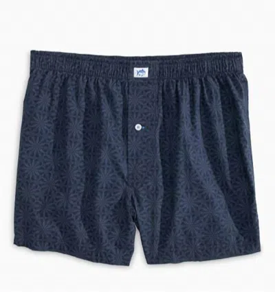 Southern Tide Men's Boxer Short In Navy In Multi