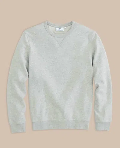 Southern Tide Men's Gameday Heather Upper Deck Sweatshirt In Heather Slate Grey In Multi