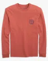 SOUTHERN TIDE MEN'S HAVE A PHEASANT DAY LONG SLEEVE T-SHIRT IN DUSTY CORAL