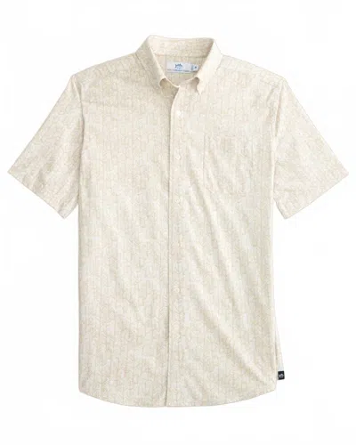 Southern Tide Men's Intercoastal Leagally Frond Sportshirt In Whitecap Khaki