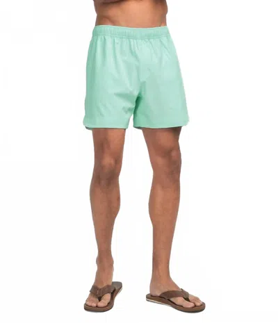 Southern Tide Men's Sand To Surf 5" Volley Short In Island Reef In Green