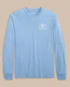 Southern Tide Men's Skipjack Fashion Tee In Dusk Blue In Blue