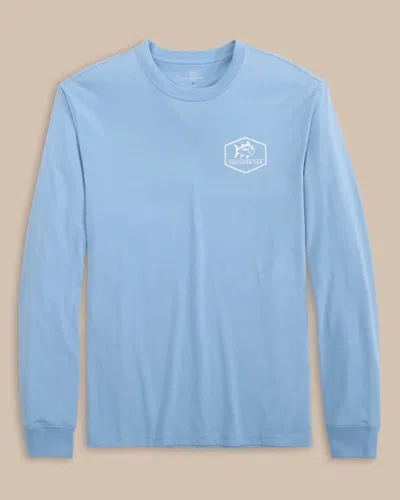 Southern Tide Men's Skipjack Fashion Tee In Dusk Blue