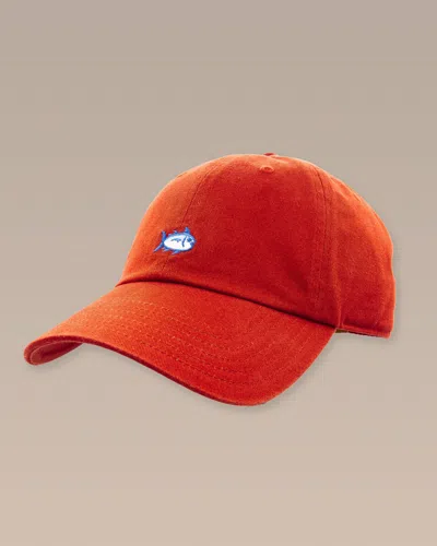 Southern Tide Mini Skipjack Leather Strap Hat In Rooibos Tea