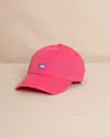 Southern Tide Mini Skipjack Leather Strap Hat In Snapper