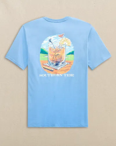 Southern Tide One And Done Short Sleeve T-shirt In Ocean Channel