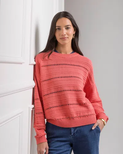 Southern Tide Ophelia Sweater In Coral Beach