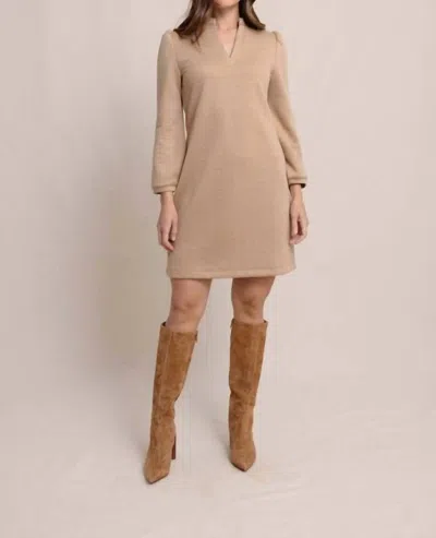 Southern Tide Oren Quilted Dress In Tannin In Multi
