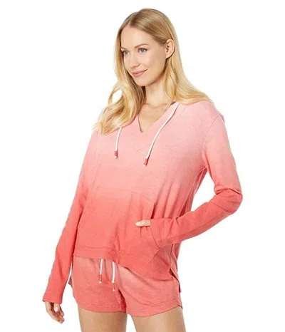 Southern Tide Paiton Hoodie Womens Red Cotton Regular Fit Pullover Jdm1121 In Multi