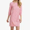 Southern Tide Performance Dress In Conch Shell In Multi