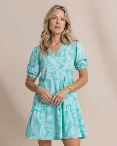 Southern Tide Piper Printed Dress In Florida Keys
