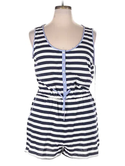 Pre-owned Southern Tide Romper In Blue