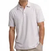 Southern Tide Linen Cotton Sandwave Polo In Whitecap Khaki In Gray