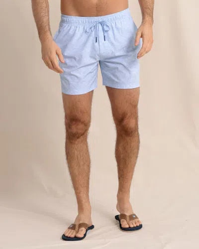 Southern Tide Shark Bait Swim Trunk In Cerulean