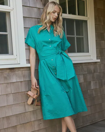 Southern Tide Shelbi Midi Dress In Spruce Shade