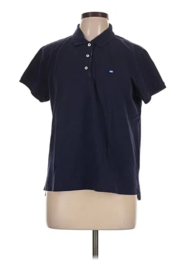Pre-owned Southern Tide Short Sleeve Button Down Shirt In Blue