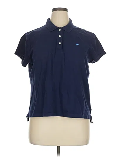Pre-owned Southern Tide Short Sleeve Polo Shirt In Blue
