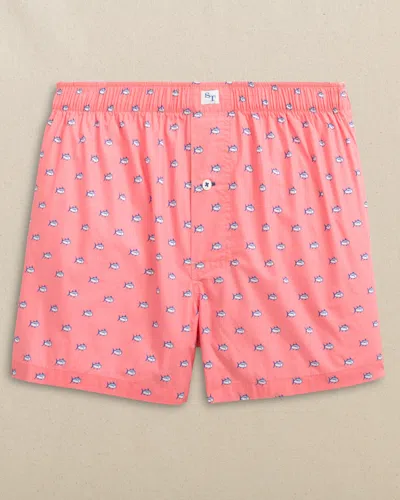 Southern Tide Skipjack Boxer Short In Sea Pink