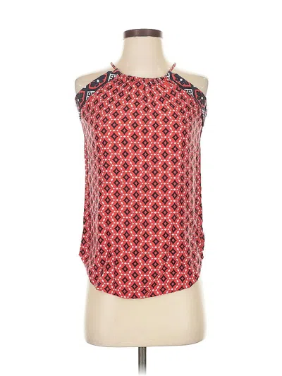 Pre-owned Southern Tide Sleeveless Blouse In Red