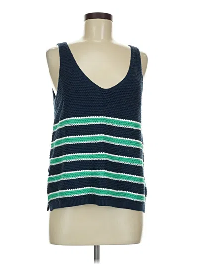 Pre-owned Southern Tide Sleeveless Top Teal Scoop Neck Tops
