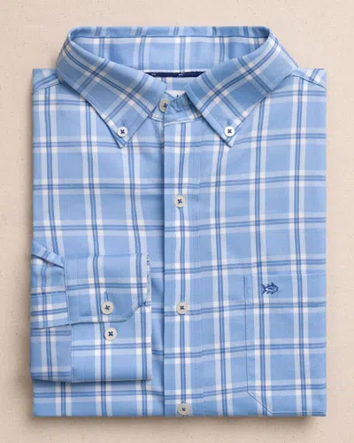 Southern Tide South Beach Coastal Breeze® Sport Shirt In Ocean Channel