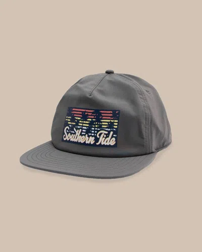 Southern Tide Sunset Gradient 5 Panel Hat In Grey